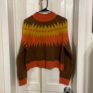 Cider High Neck Cozy Long Sleeve Sweater